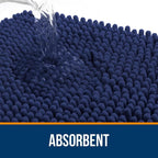 OLANLY Toilet Rugs U-Shaped 24x24, Extra Soft Absorbent Chenille Contour - Image 4