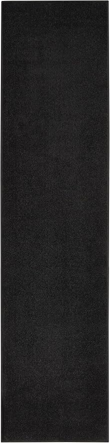 Nourison Home Nourison Essentials Black 2'2" x 12' Area Rug - Image 3