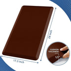 KitchenClouds Kitchen Mat Cushioned Anti Fatigue Rug 17.3"x28" Water Resistant - Image 2