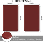 HappyTrends 2 PCS Kitchen Mat Cushioned Anti-Fatigue Floor Mat, Heavy Duty - Image 2