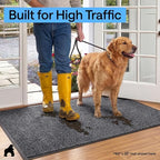 GORILLA GRIP Waterproof Traffic Guard Door Mat, Heavy Duty Entryway Mats - Image 7