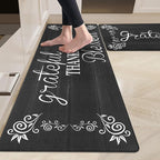 HEBE Anti Fatigue Kitchen Mat Set of 2 Non Slip Cushioned Kitchen Mats - Image 8