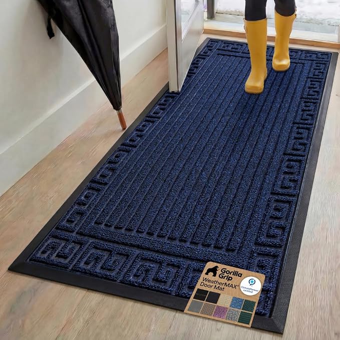 GORILLA GRIP 100% Waterproof All-Season WeatherMAX Doormat, US Designed Natural by Unknown