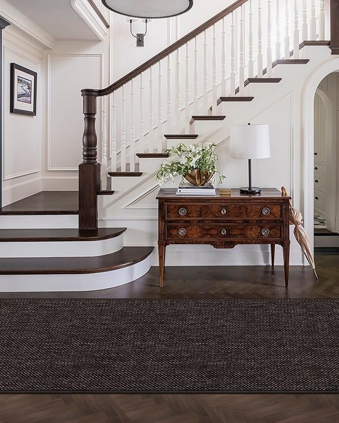 Color&Geometry Door Mat 2'2"x7'11" Runner Rug - Image 5