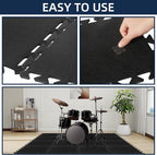 20 Pieces Sound Absorbing Interlocking Floor Mats, 15.7 x 11.8 x 0.4 inches - Image 5