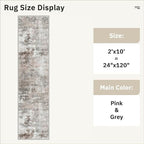 Soalmost Runner Rug 2x10 Washable Non-Slip Hallway Runner Rugs - Image 5