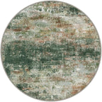 BEIMO Round Rugs 5ft for Living Room Bedroom, Modern Abstract Machine Washable - Image 2