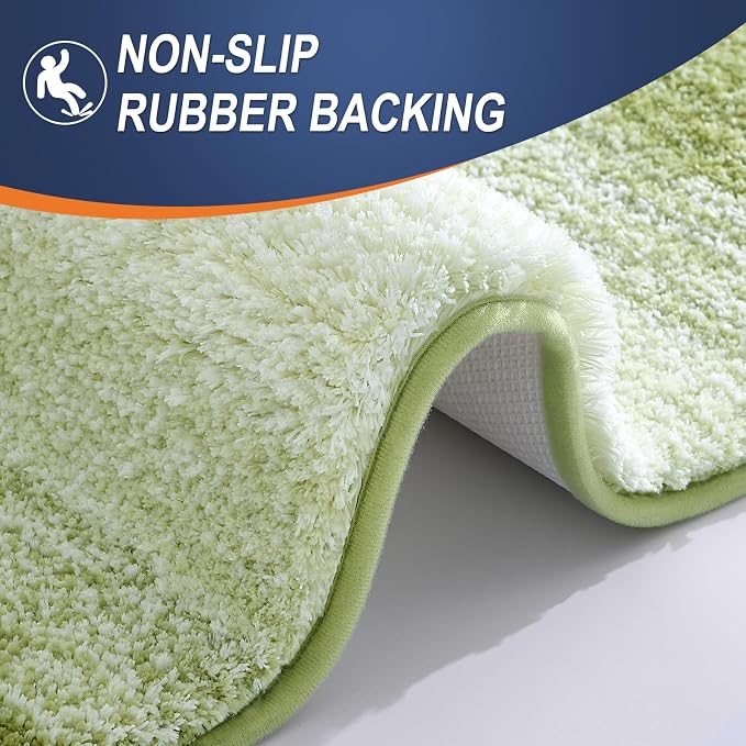 OLANLY Large Bathroom Rugs Mat 44x32, Extra Soft Absorbent Microfiber Bath Rugs - Image 5