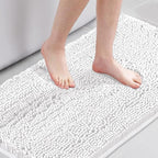 H.VERSAILTEX Microfiber Bath Rugs Chenille Floor Mat Ultra Soft Washable by HVERSAILTEX