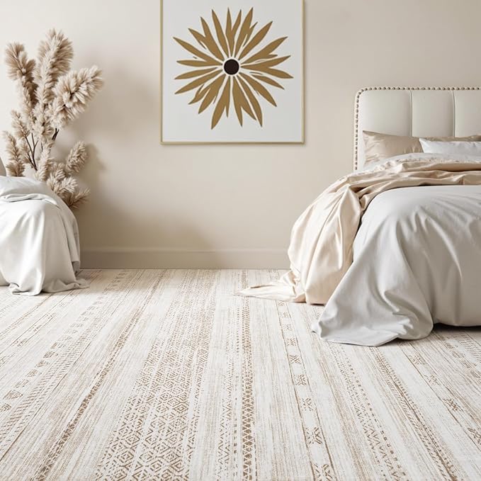 8x10 Area Rugs for Living Room Machine Washable Rug Distressed Indoor Carpet - Image 4
