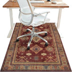 36"x60" Office Chair Mat for Hardwood Tile Floor, Under Desk Carpet Protector by BESBLEE