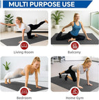 Stepwaver Extra Large Yoga Mat 6'x4', Ultra Durable, Wide Workout Mat, Wide - Image 7