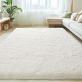 Mugorn 6x9 Rugs for Living Room, Large Fluffy Cream White Area Rugs for Bedroom by MUGORN
