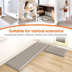 TranquilRelax 4/5 Inch Thick Anti-Fatigue Kitchen Mats 2Pcs, Cushioned Non-Slip - Image 7