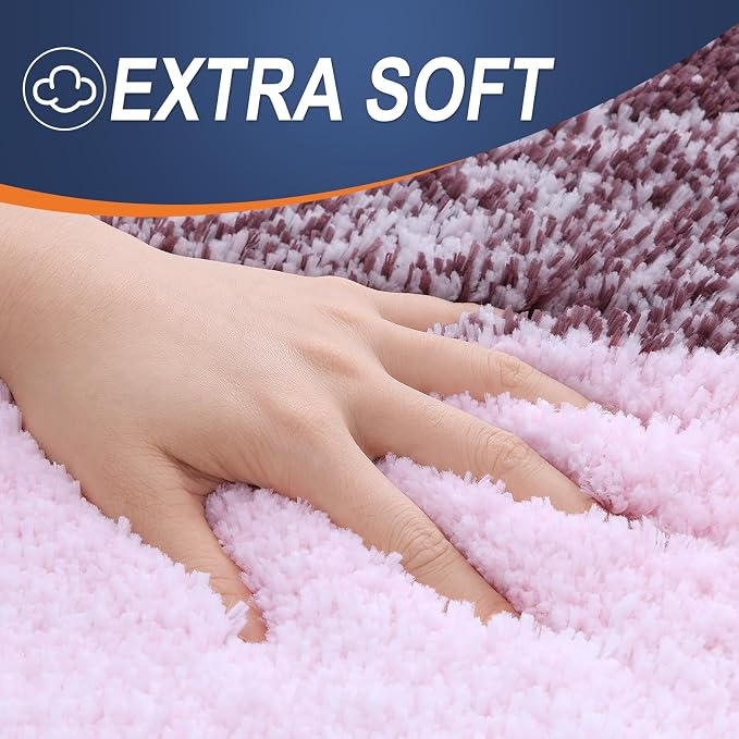 OLANLY Bathroom Runner Rugs Mat 47x17, Extra Soft Absorbent Microfiber Bath Rugs - Image 2