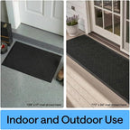 GORILLA GRIP 100% Waterproof All-Season WeatherMAX Doormat US Designed Natural - Image 9