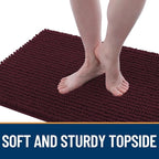 OLANLY Dog Door Mat for Muddy Paws 24x16, Ultra Absorbent Chenille Mud Doormat - Image 3