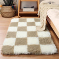 KICMOR Small Beige and Cream White Area Rugs by KICMOR