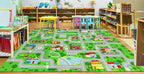 Capslpad Green Car Road Kid Rug Carpet Playmat by CapslpadDirect