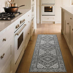 Lofus 2x6 Hallway Washable Runner Rug, Vintage Kitchen Runners Non Slip - Image 3