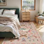 Rugxara Floral Rug for Living Room Bedroom - Image 2