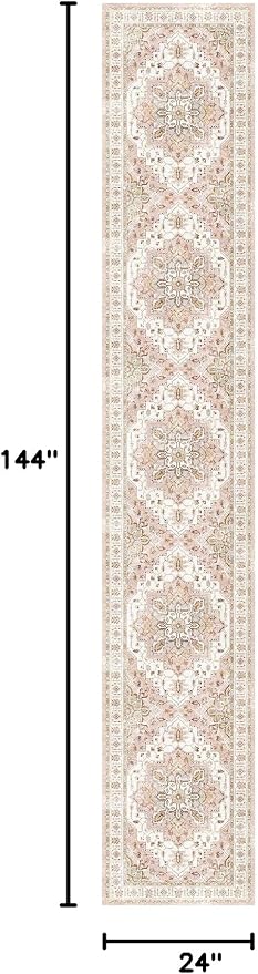 Madane Hallway Runner Rug 2x12, Extra Long Washable Runner Rugs - Image 2