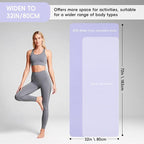 Extra Wide Yoga Mat 72" x 32", 6mm Non Slip TPE Exercise Mat - Image 2