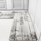 HEBE Anti Fatigue Kitchen Mat Set of 2 Non Slip Cushioned Kitchen Mats by HEBE