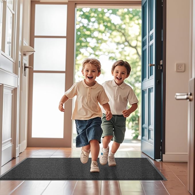 Front Door Mat, Commercial Door Mats Entrance, Low Profile Welcome Mats Non-Slip - Image 9