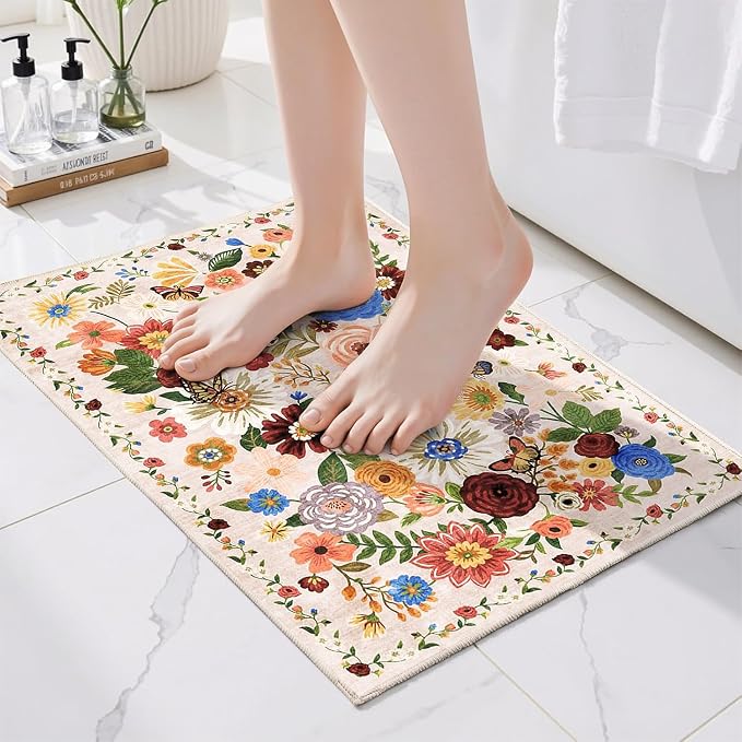 Area Rugs 24x17 Inch Home Decor Entry Rug, Small Door Mat Bath Mats by WelcometoBabovid
