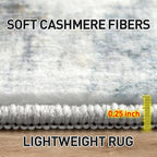 4x6 Area Rugs Washable Rug: Modern Abstract Living Room Rug Soft Anti-Skid Thin - Image 6