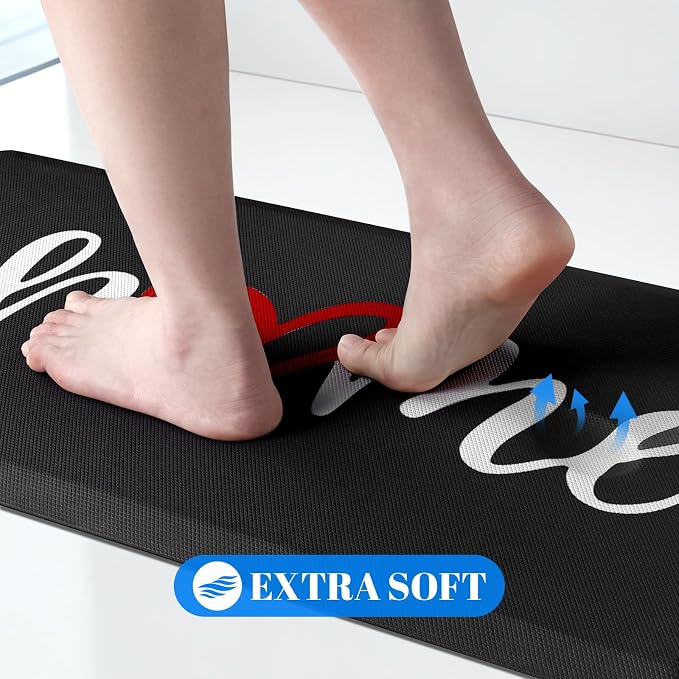 HappyTrends Kitchen Mat Cushioned Anti-Fatigue Rug Non-Slip Kitchen Rugs Stain - Image 3