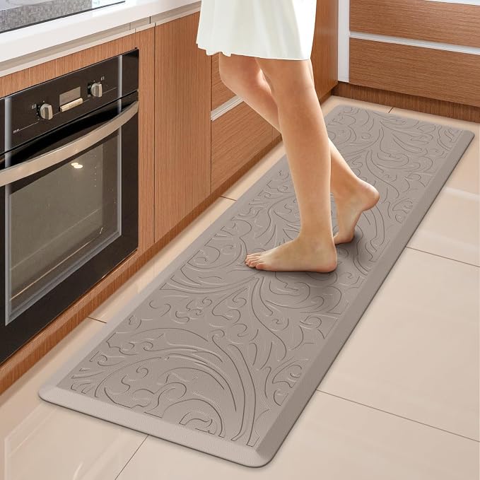 KMAT Kitchen Mat Cushioned Anti-Fatigue Waterproof Non-Slip Standing Mat by KMAT
