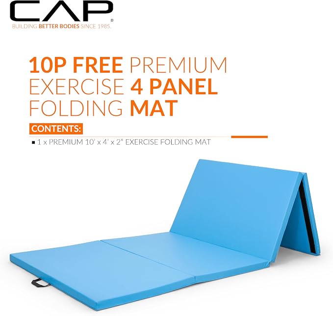 CAP Barbell All Purpose Folding Anti Tear Exercise Training Aerobic Fitness Gym - Image 2