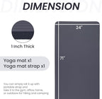 Signature Fitness Extra Thick High-Density Foam Yoga Mat – Multiple Thicknesses - Image 2