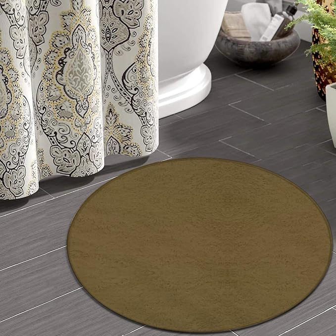 Home Decor Non Slip Kitchen Office Circle Rug, Machine Washable Modern Round - Image 4