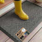 GORILLA GRIP 100% Waterproof All-Season WeatherMAX Doormat 35x23, US Designed by Unknown