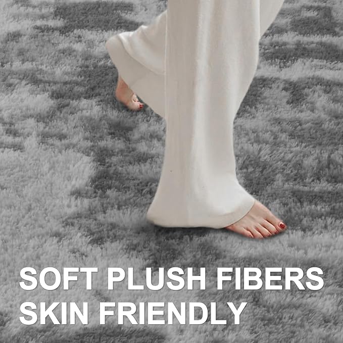 9x12 Ft Extra Large Shag Rugs for Living Room, Ultra Soft Fluffy Furry Area - Image 4