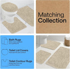 GORILLA GRIP Bath Rug Mat 60x24, Thick Soft Absorbent Chenille, Quick Dry - Image 8
