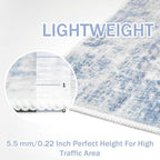 IOHOUZE Abstract Runner Rug 3x14 Ft Washable Runners - Image 5