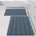 H.VERSAILTEX Bathroom Rug Sets 2 Piece Bath Mats Non Slip Thick Soft Chenille by HVERSAILTEX