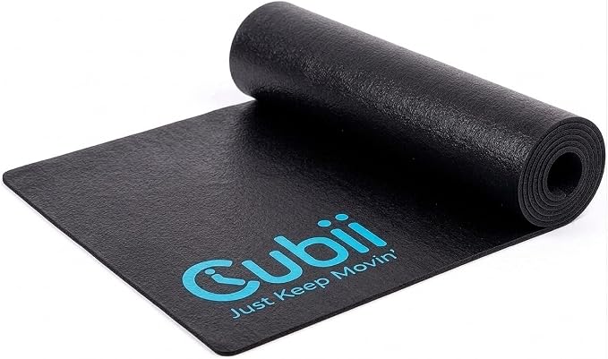 Cubii Non-Slip Workout Mat for Under Desk Ellipticals, Floor Protection by Cubii