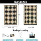HUGEAR Outdoor Rug for Patios Clearance, Waterproof Mat, Large Outside Carpet - Image 2