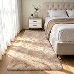 Shag Runner Rug for Bedroom Living Room 2x6 Upgrade Non-Slip Fluffy Soft by Boshengya