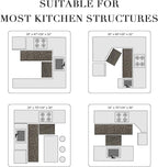 Kitchen Rugs Sets of 2-Non Slip Kitchen Mats - Image 5