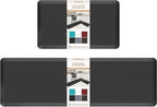 HappyTrends 2 PCS Kitchen Mat Cushioned Anti-Fatigue Floor Mat, Heavy Duty by HappyTrends