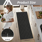 COSY HOMEER-Kitchen-Rugs-Non-Slip-Washable 24"x60" Absorbent Kitchen Runner Rug - Image 2