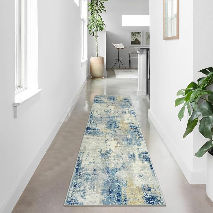 Lahome Modern Abstract Rug Runners by Lahome