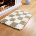 KICMOR Small Beige and Cream White Area Rugs - Image 6