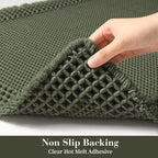 RESARE Waffle Bath Mat for Bathroom, Super Absorbent Bathroom Rugs Non Slip - Image 4